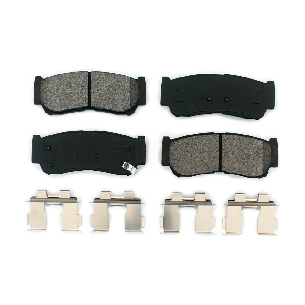 Semi-Metallic Disc Brake Pads Rear SIM-1297 For 2007-2009 Hyundai Santa Fe
