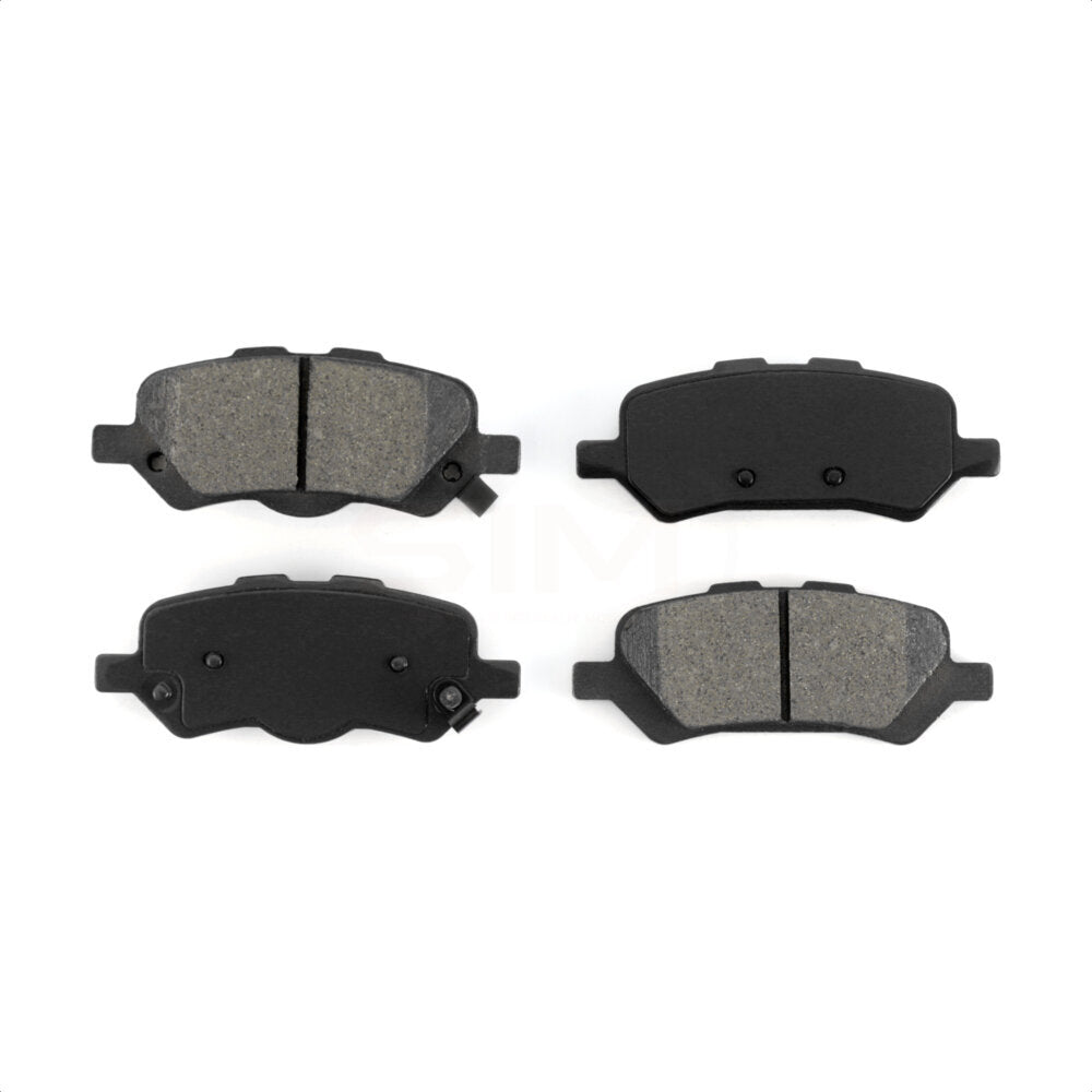 Semi-Metallic Disc Brake Pads Rear SIM-1402 For 2009-2016 Toyota Venza