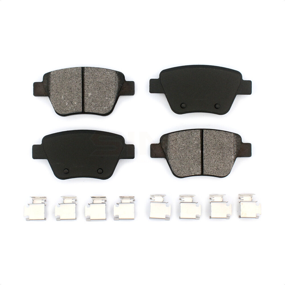 Semi-Metallic Disc Brake Pads Rear SIM-1456 For Volkswagen Jetta Golf Beetle GTI