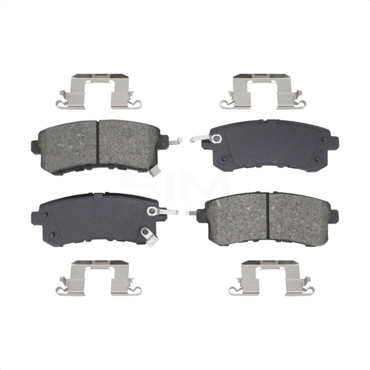 Semi-Metallic Disc Brake Pads Rear SIM-1510 For INFINITI QX80 Nissan Armada QX56
