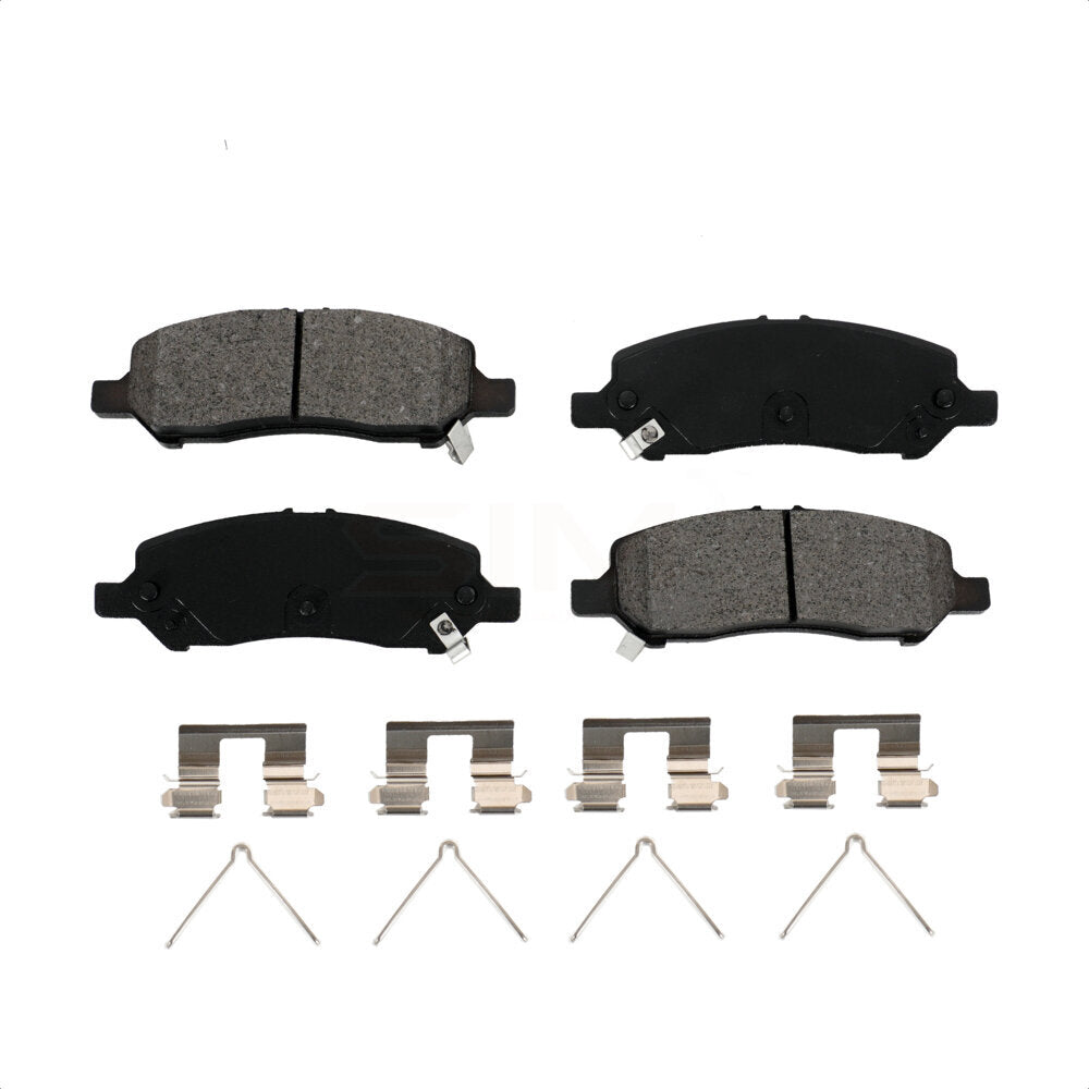 Semi-Metallic Disc Brake Pads Rear SIM-1647 For 2013-2016 Dodge Dart