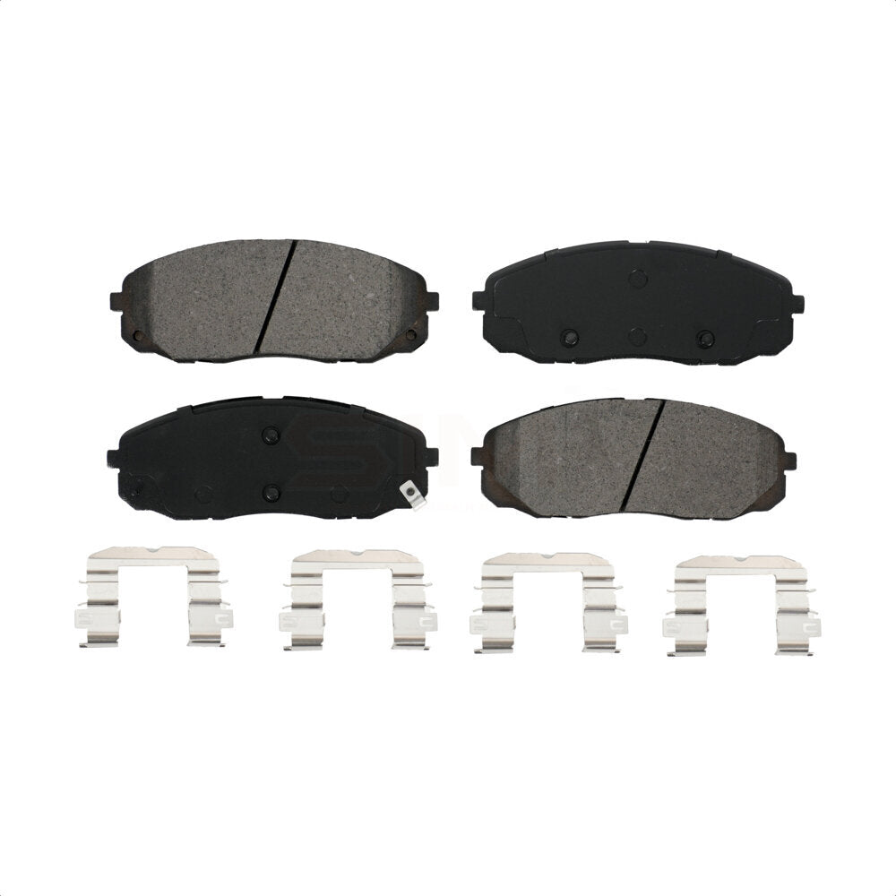 Semi-Metallic Disc Brake Pads Front SIM-1814 For 2015-2021 Kia Sedona