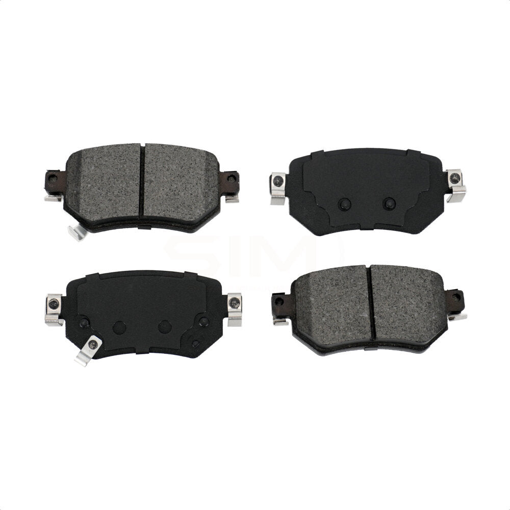 Semi-Metallic Disc Brake Pads Rear SIM-1874 For 2016-2021 Mazda 6