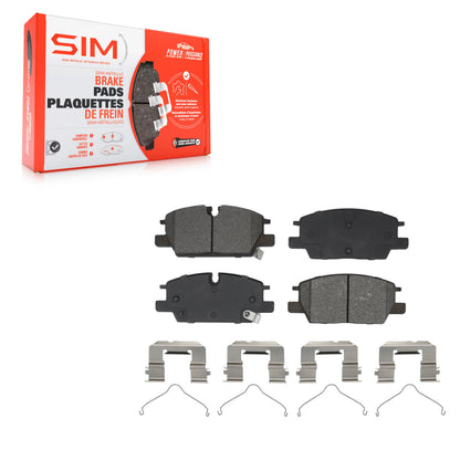 Semi-Metallic Disc Brake Pads Front SIM-2345 For Chevrolet GMC Terrain Equinox