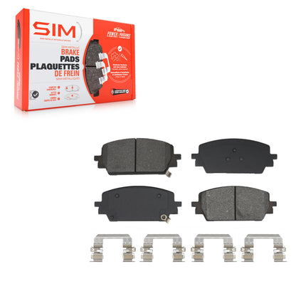 Semi-Metallic Disc Brake Pads Front SIM-2380 For Hyundai Santa Fe Kia Sorento
