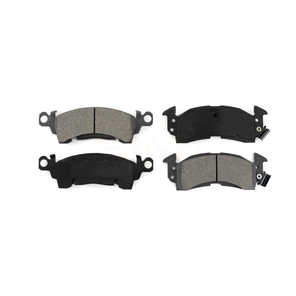 Front Semi-Metallic Disc Brake Pad 1980-2002 Chevrolet G10 Commercial Chassis & Cadillac DeVille Fleetwood & Buick LeSabre & GMC G1500
