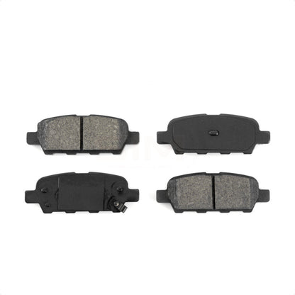 Rear Semi-Metallic Disc Brake Pad 2002-2024 Nissan 350Z 370Z Juke Murano Pathfinder Quest & INFINITI EX35 EX37 FX37 G25 G37 JX35 M37 M45 Q40 Q70 QX70