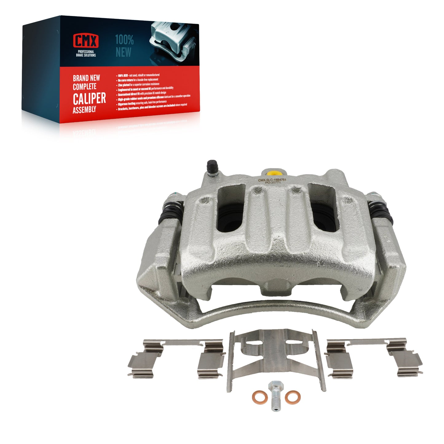 Brake Caliper Front Left SLC-18B4751 For Ford F-150 Heritage Lincoln Blackwood
