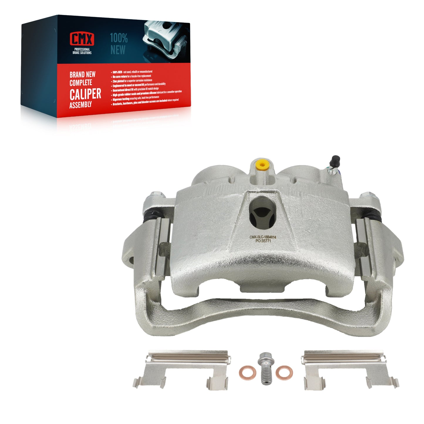 Brake Caliper Rear Left SLC-18B4814 For Chevrolet GMC Sierra 3500 Silverado HD