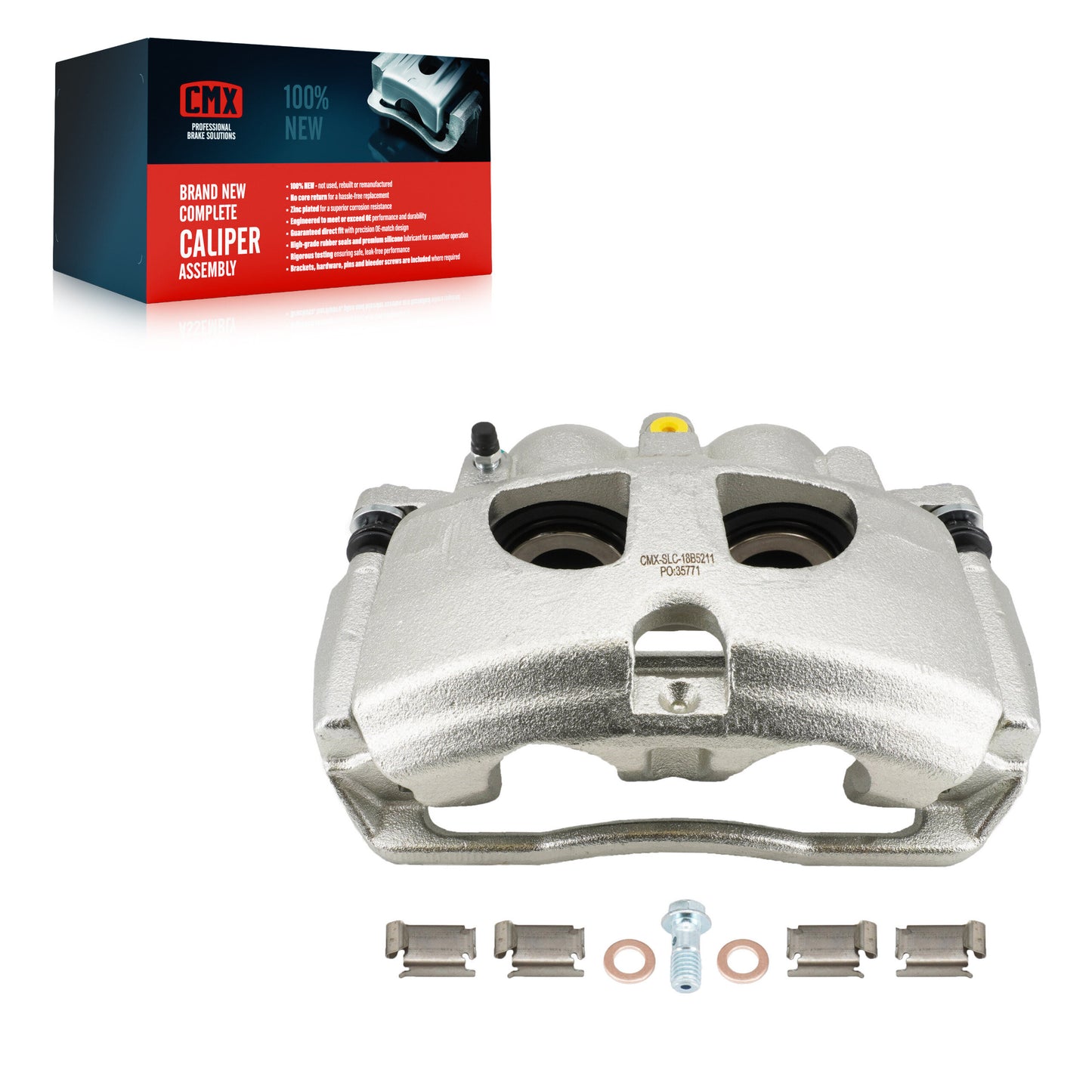 Brake Caliper Rear Left SLC-18B5211 For Ram 3500 Dodge With Dual Wheels