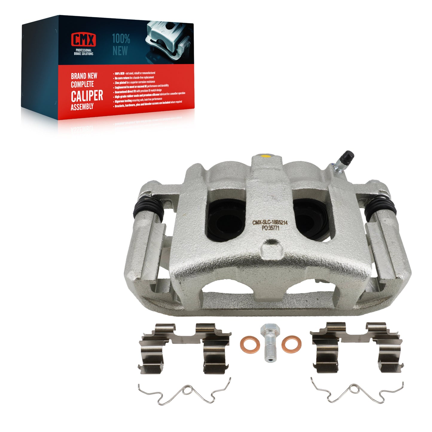 Brake Caliper Front Left SLC-18B5214 For Ford Explorer Flex Taurus Lincoln MKT
