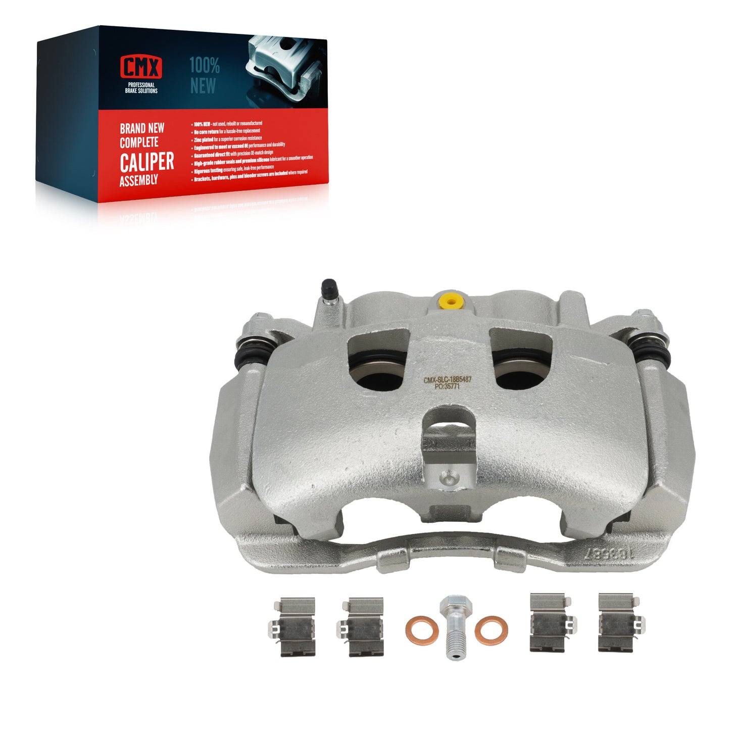 Disc Brake Caliper Front Left SLC-18B5487 For Ford F-350 Super Duty F-250 F-450
