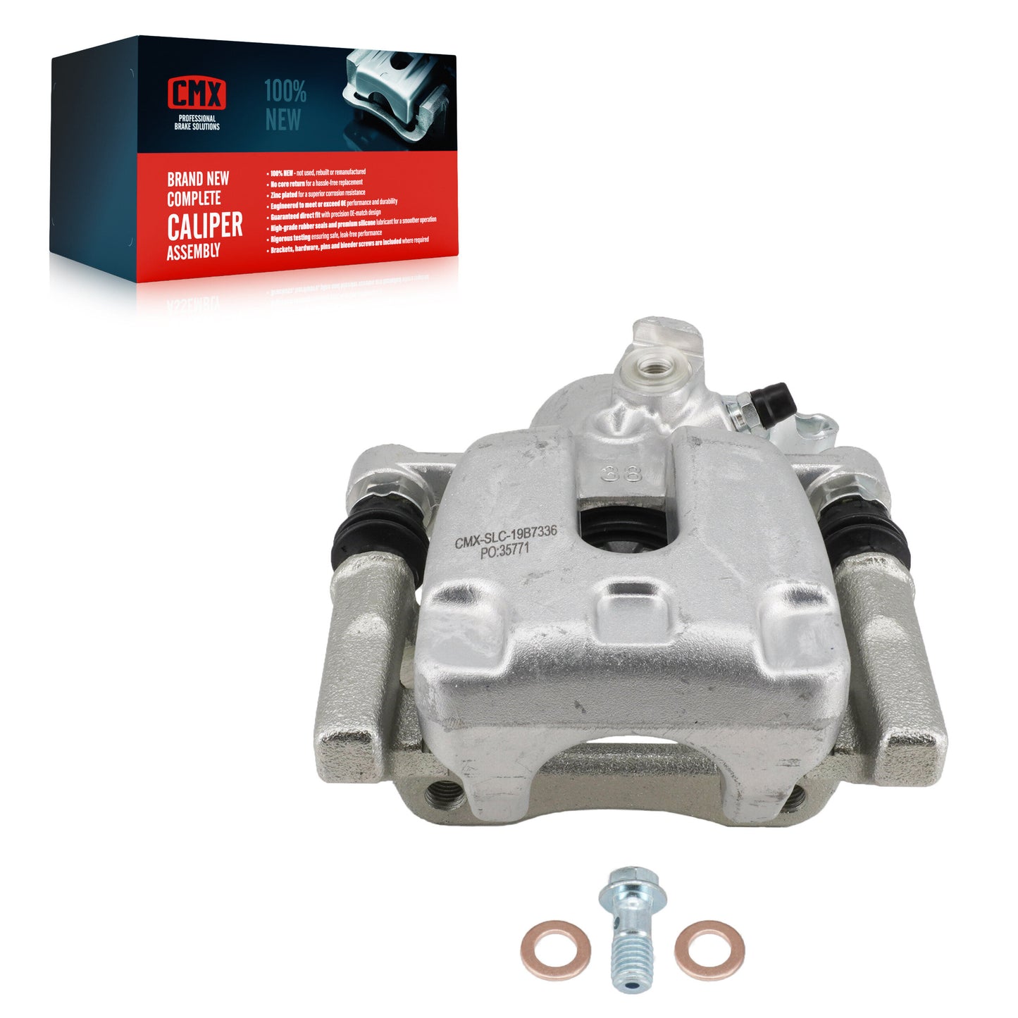 Disc Brake Caliper Rear Left SLC-19B7336 For Volkswagen Golf SportWagen Alltrack