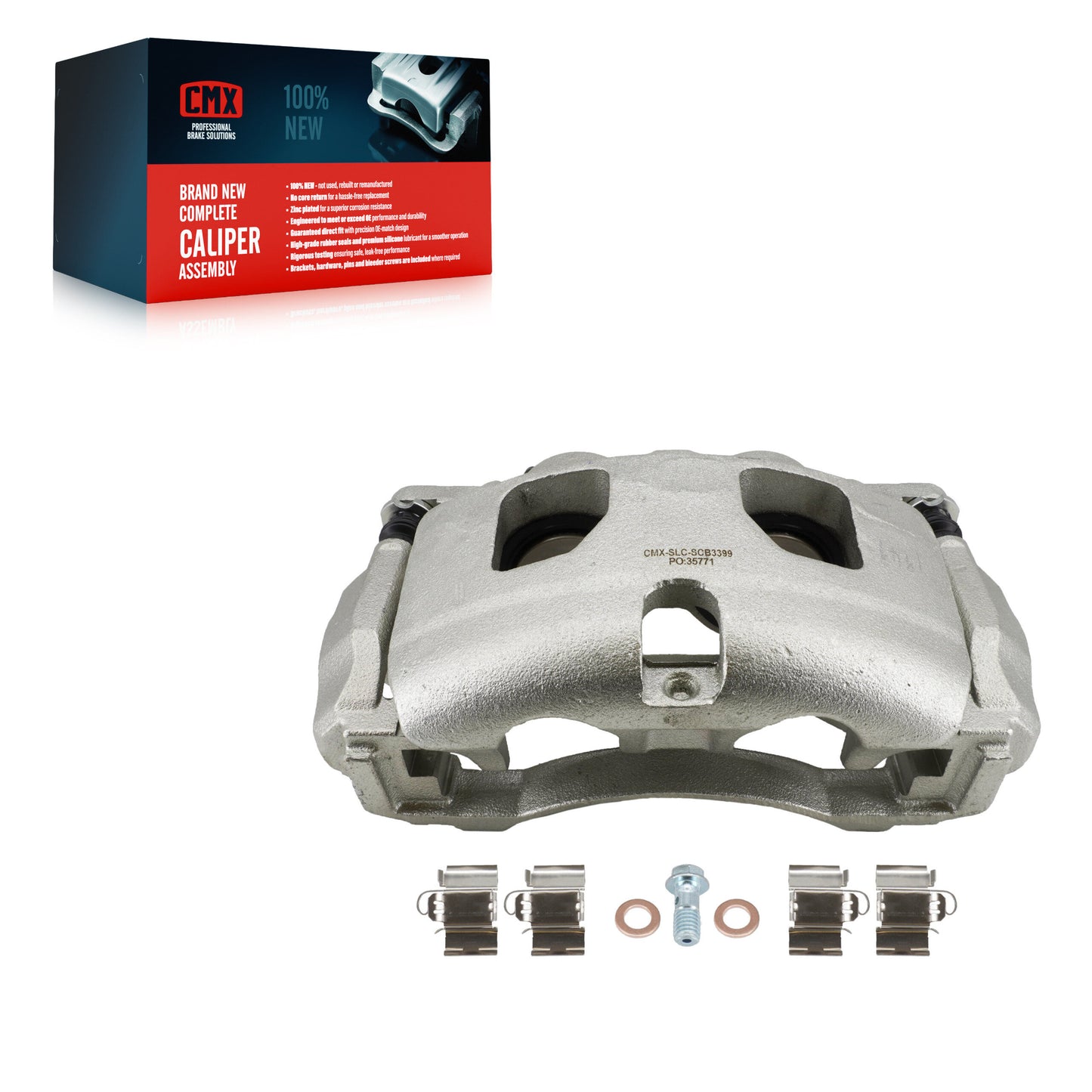 Brake Caliper Front Left SLC-SCB3399 For Ford F-150 Bronco Expedition Lincoln