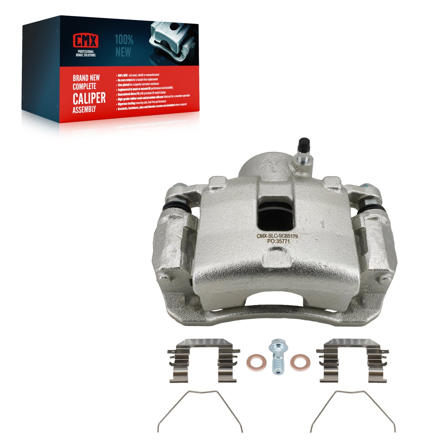 Disc Brake Caliper Front Left SLC-SCB5179 For Hyundai Kona Kia Seltos