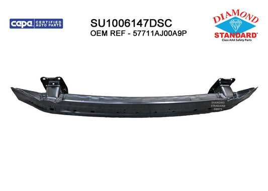 Front Bumper Impact Bar 2010-2014 Subaru Legacy, Outback