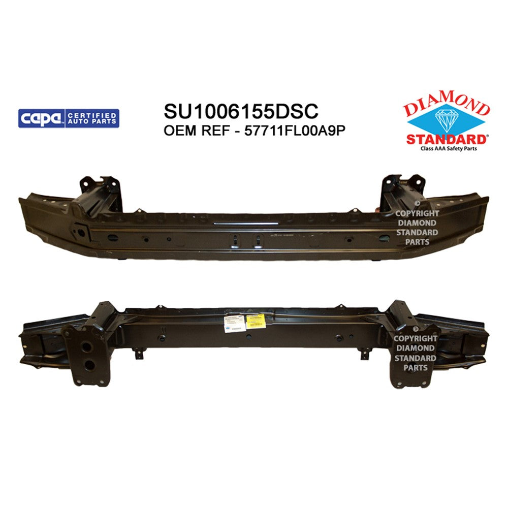 Front Bumper Impact Bar 2017-2023 Subaru Impreza