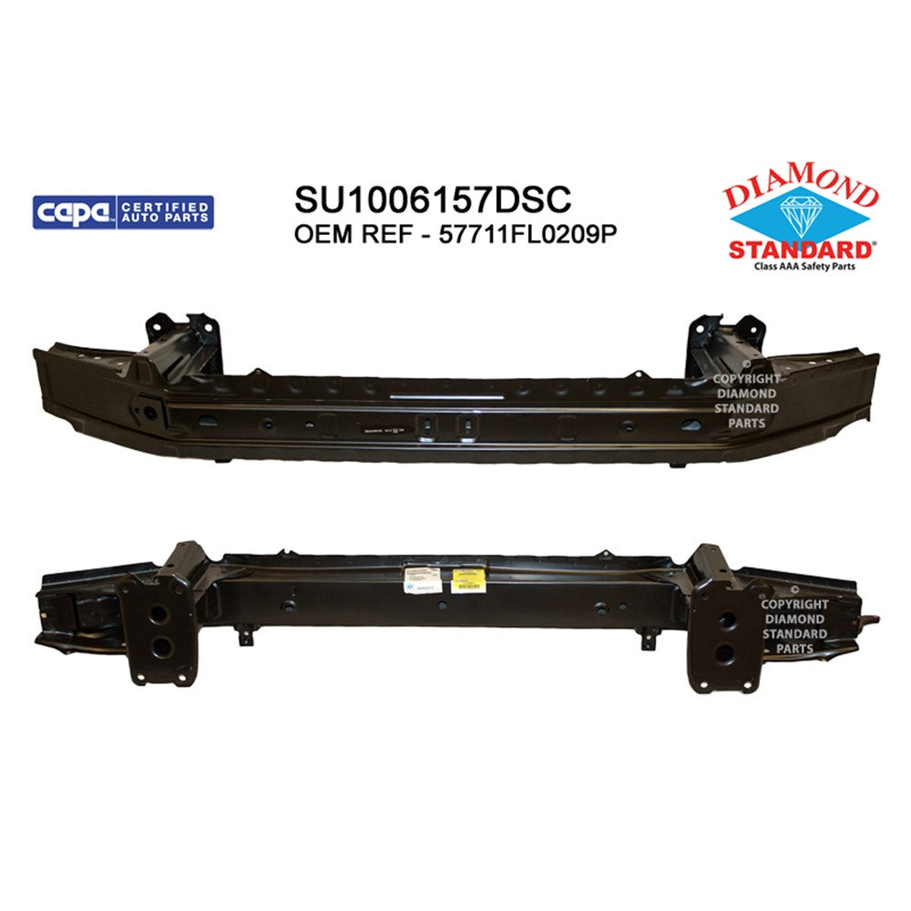 Front Bumper Impact Bar 2018-2023 Subaru Crosstrek