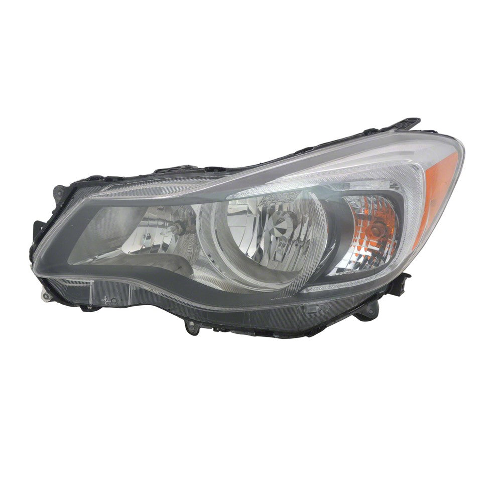 Front Left Driver Side Halogen Headlight Assembly 2012-2014 Subaru Impreza, Xv Crosstrek