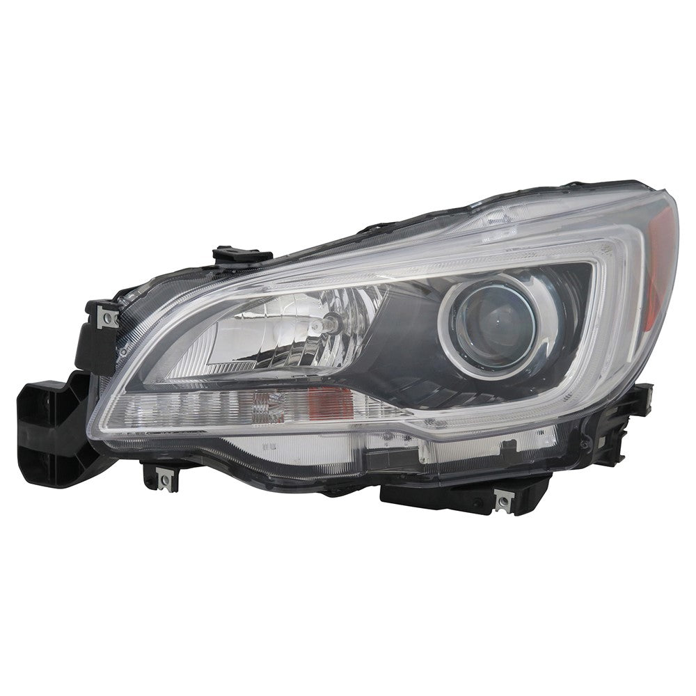 Front Left Driver Side Halogen Headlight Assembly 2015-2017 Subaru Legacy, Outback