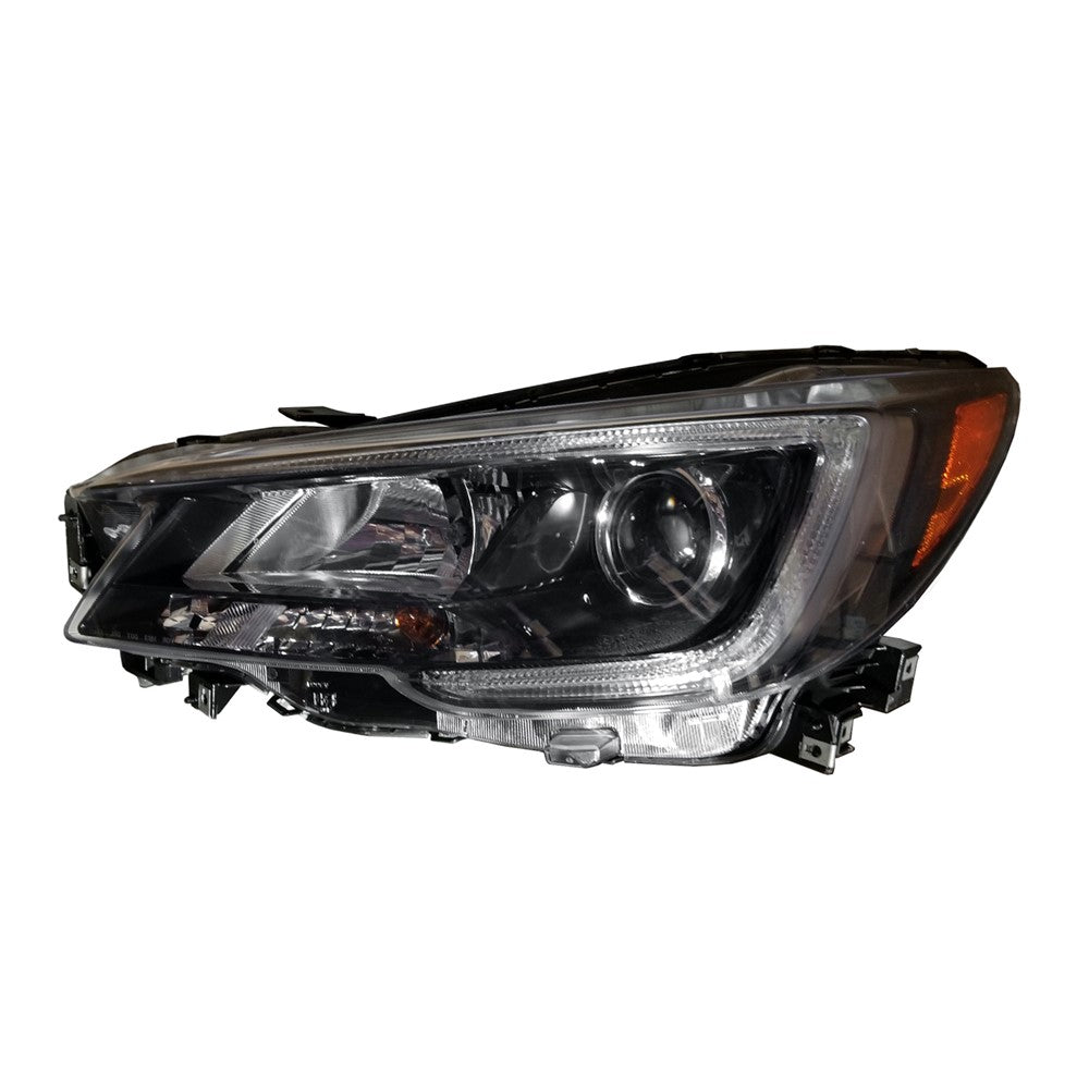 Front Left Driver Side Halogen Headlight Assembly 2018-2019 Subaru Legacy, Outback
