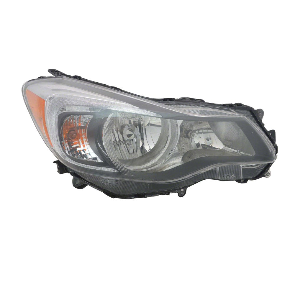 Front Right Passenger Side Halogen Headlight Assembly 2012-2014 Subaru Impreza, Xv Crosstrek