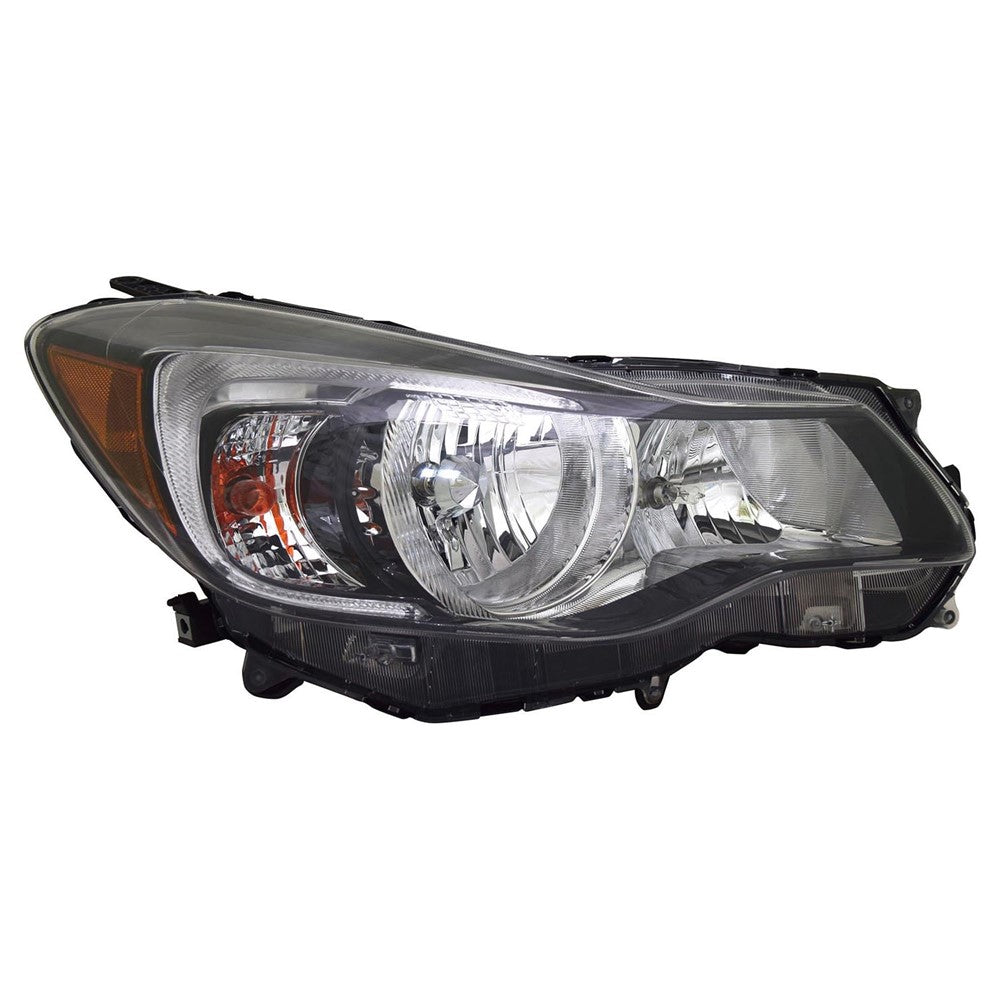 Front Right Passenger Side Halogen Headlight Assembly 2015-2016 Subaru Impreza