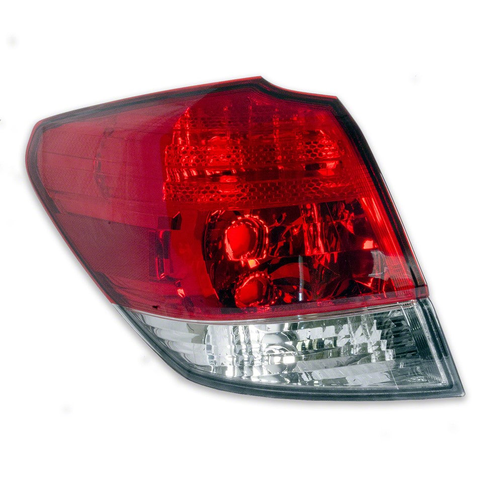 Rear Left Driver Side Outer Tail Light Lens And Housing 2010-2014 Subaru Outback