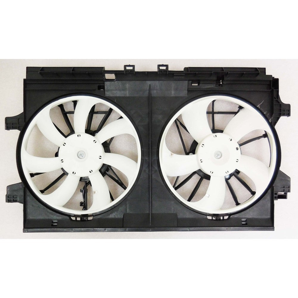 Radiator And Condenser Fan Assembly With Two Fans Side By Side 2017-2022 Subaru Impreza, Crosstrek