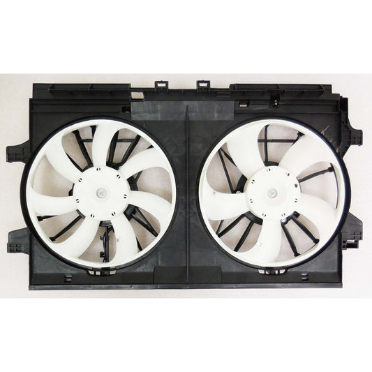 Radiator And Condenser Fan Assembly With Two Fans Side By Side 2017-2022 Subaru Impreza, Crosstrek