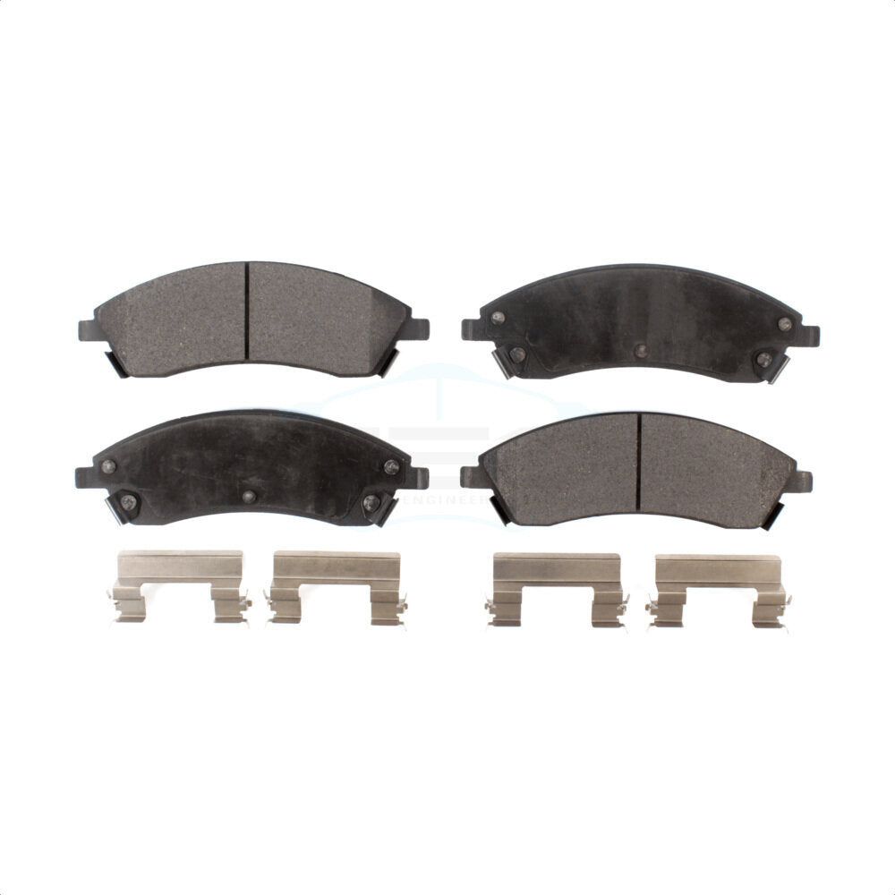 Ceramic Disc Brake Pads Front TEC-1019 For Cadillac CTS SRX STS Pontiac