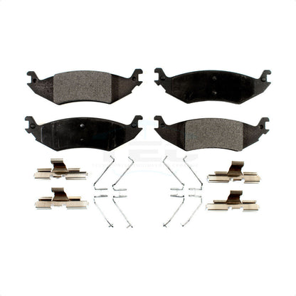 Ceramic Disc Brake Pads Rear TEC-1046 For Ford E-150 Club Wagon Econoline