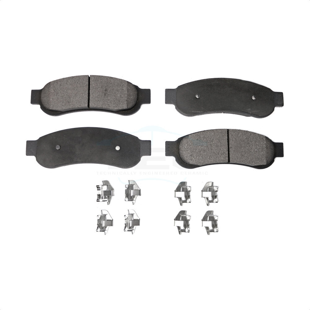 Ceramic Disc Brake Pads Rear TEC-1067 For Ford F-350 Super Duty