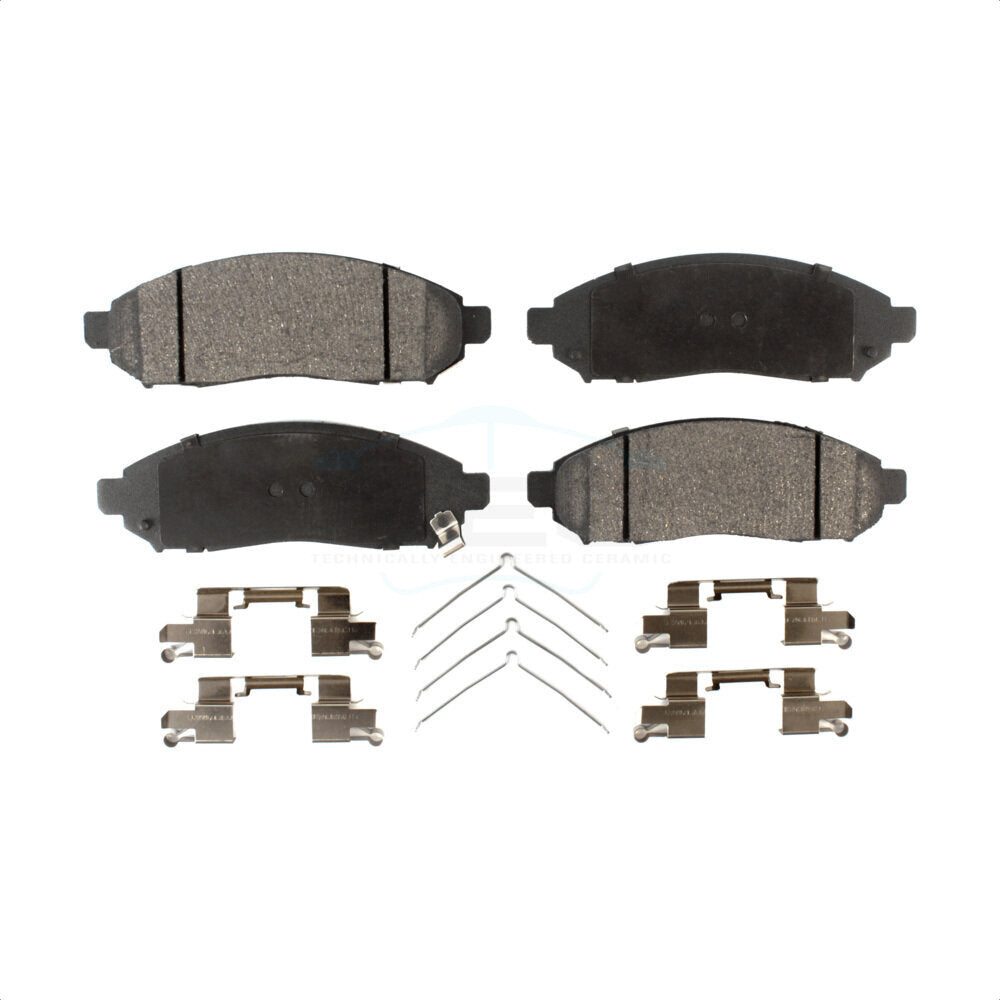 Ceramic Disc Brake Pads Front TEC-1094 For Nissan Frontier Pathfinder NV200 LEAF