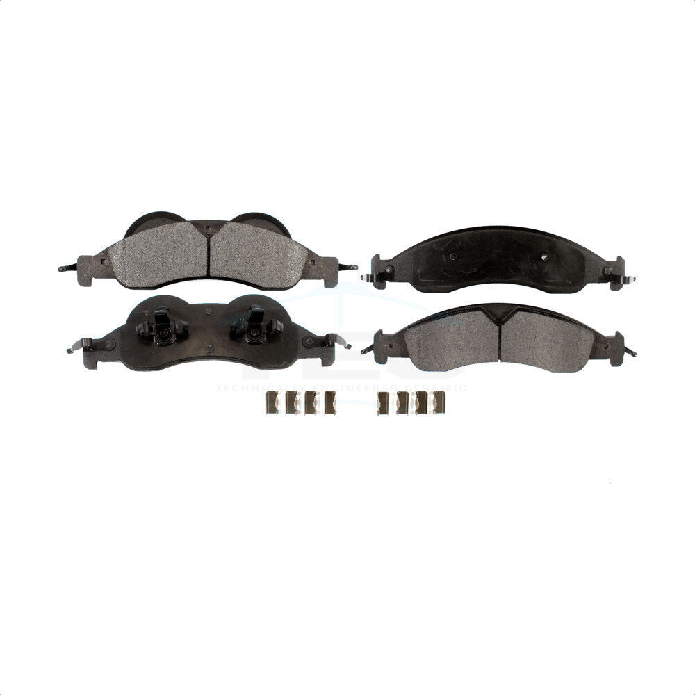 Ceramic Disc Brake Pads Front TEC-1278 For Ford Expedition Lincoln Navigator