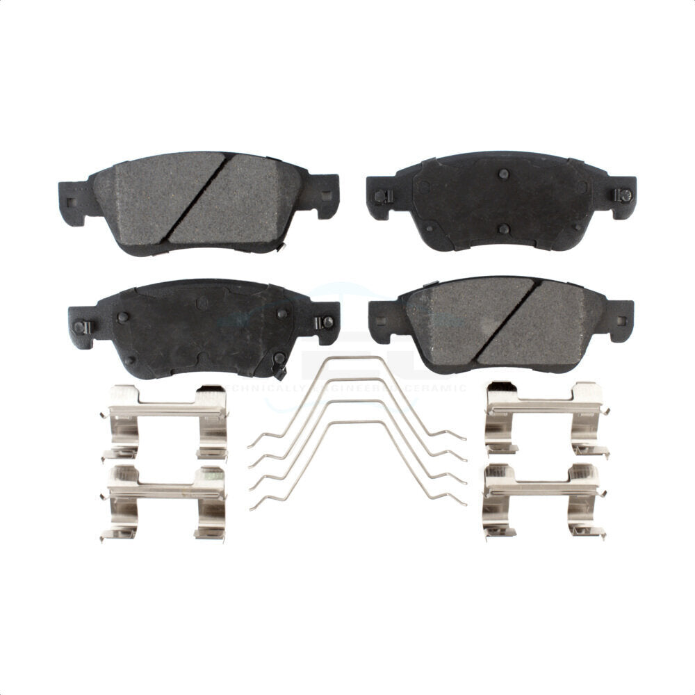 Ceramic Disc Brake Pads Front TEC-1287 For INFINITI G37 G35 Q60