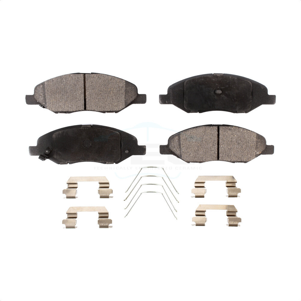 Ceramic Disc Brake Pads Front TEC-1345 For Nissan Versa