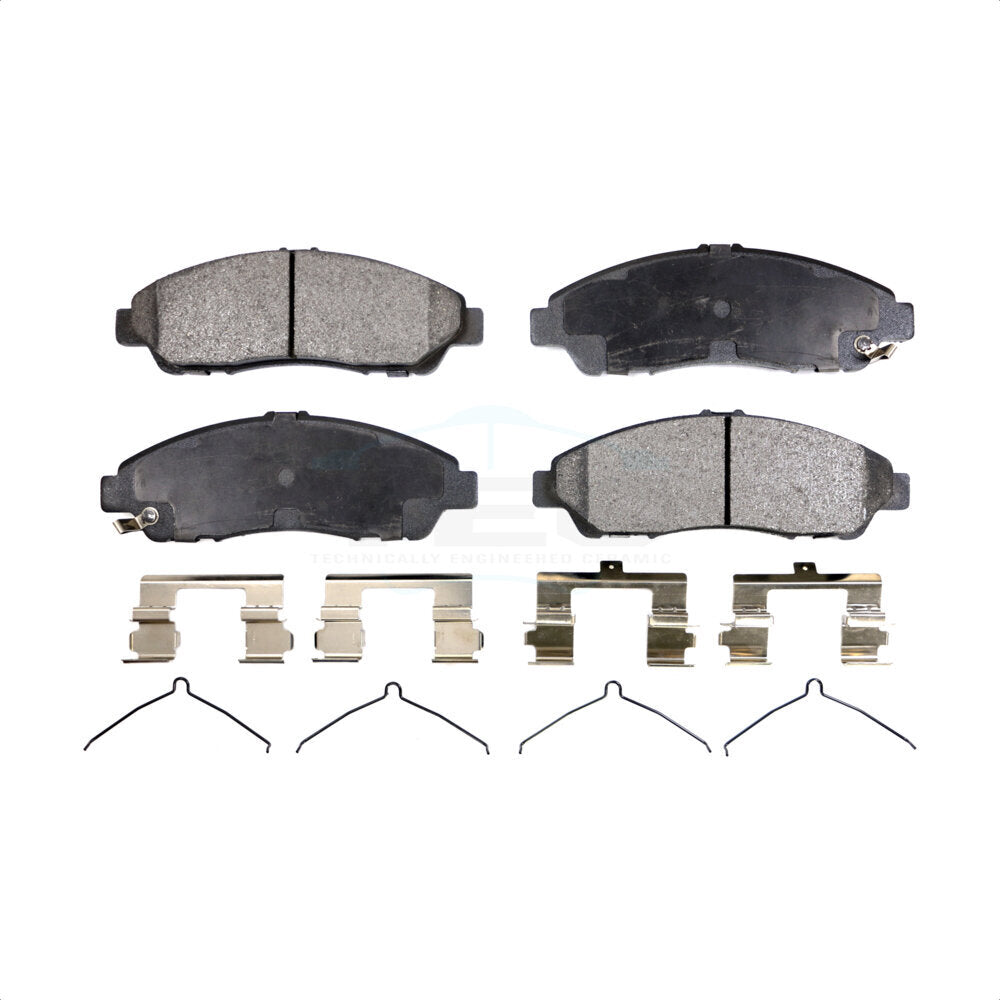 Ceramic Disc Brake Pads Front TEC-1378 For Honda Pilot Acura MDX RLX ZDX