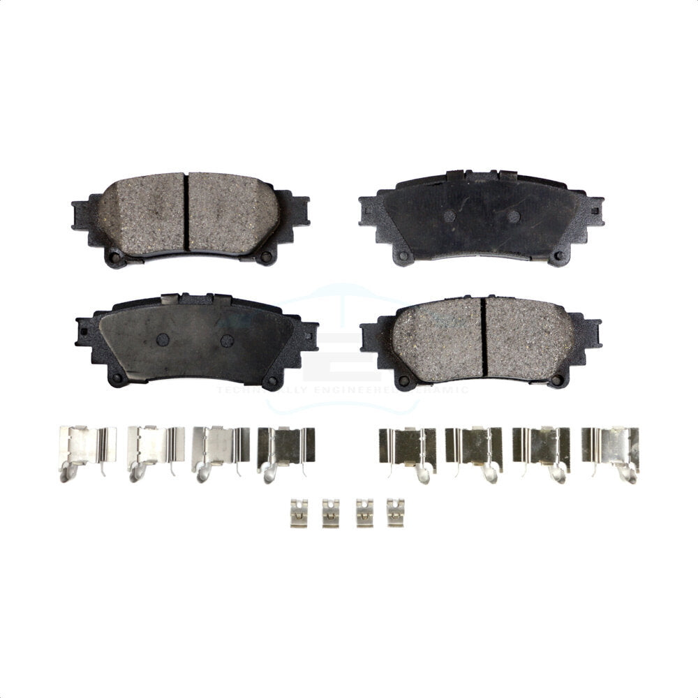 Ceramic Disc Brake Pads Rear TEC-1391 For Toyota Sienna Lexus Highlander RX350 V