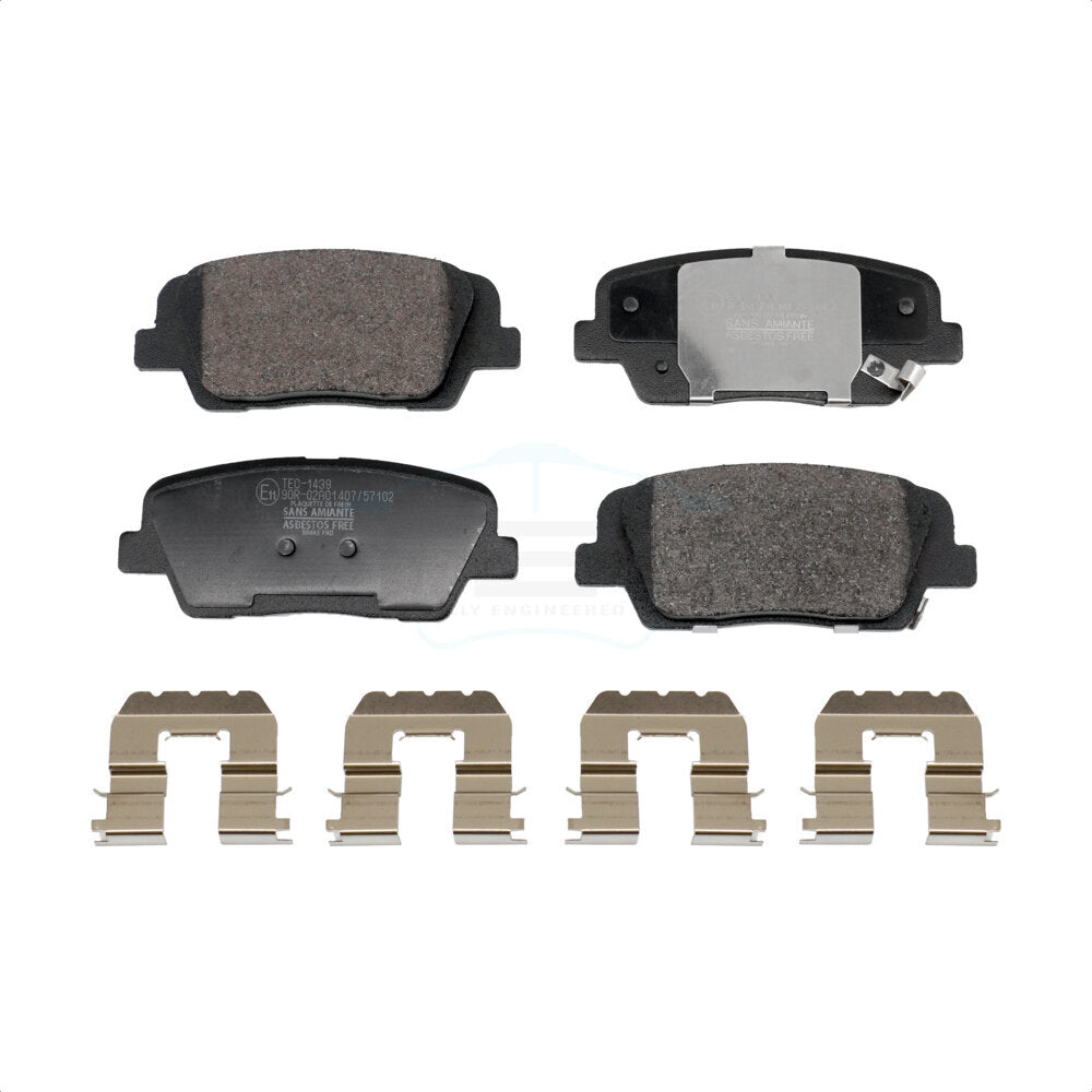 Ceramic Disc Brake Pads Rear TEC-1439 For Hyundai Santa Fe Sport Kia Sorento XL
