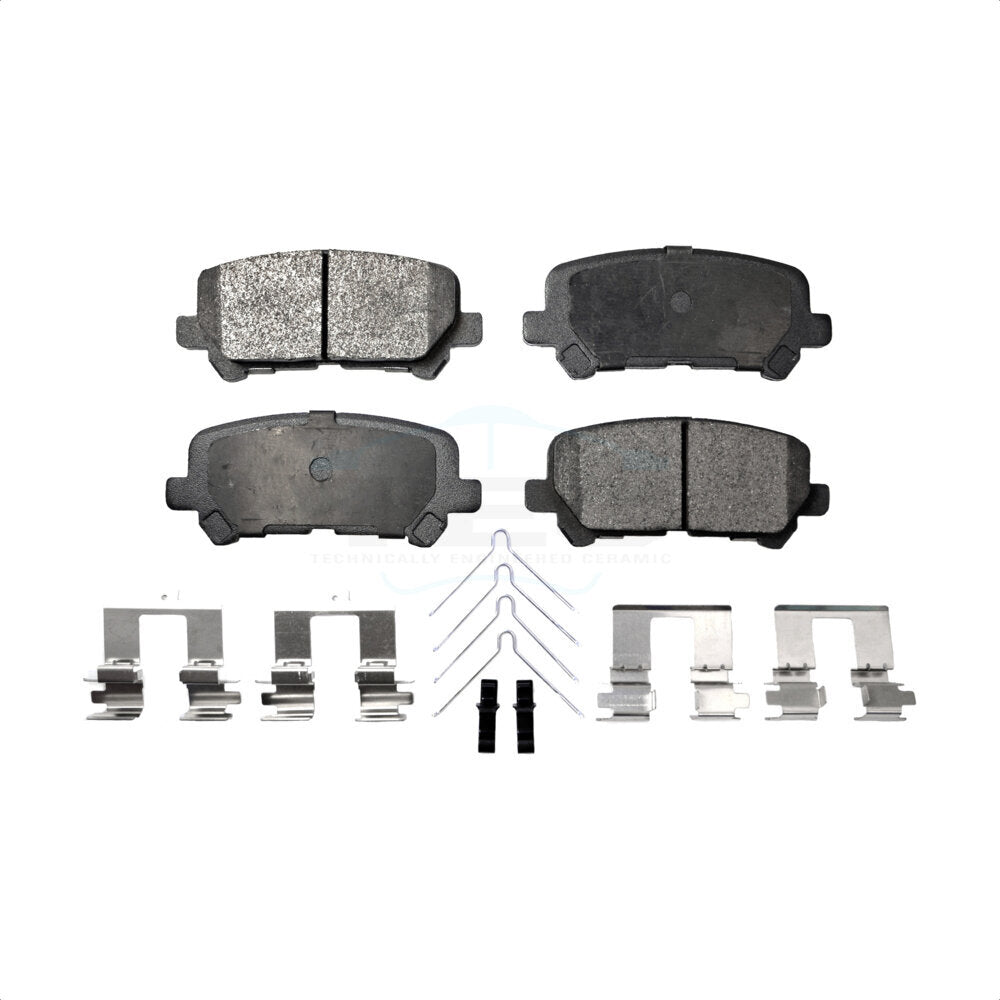 Ceramic Disc Brake Pads Rear TEC-1585 For Honda Odyssey Pilot Acura MDX ZDX