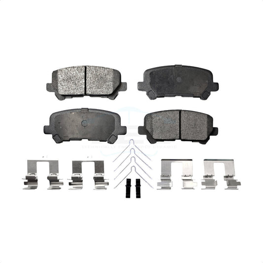 Ceramic Disc Brake Pads Rear TEC-1585 For Honda Odyssey Pilot Acura MDX ZDX