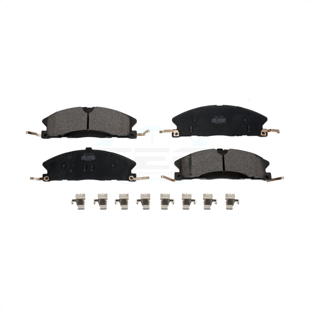 Ceramic Disc Brake Pads Front TEC-1611 For Ford Explorer Flex Taurus Police MKT