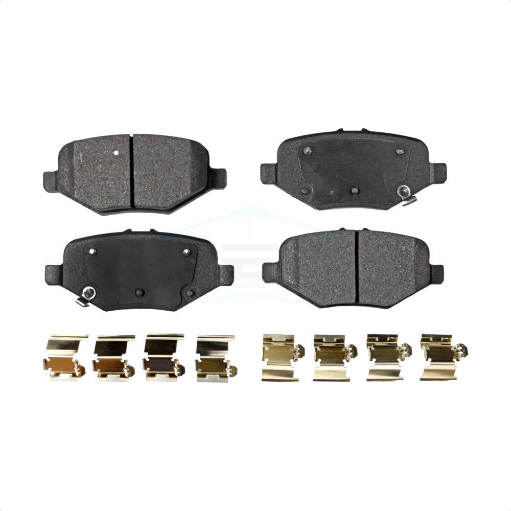 Ceramic Disc Brake Pads Rear TEC-1612 For Ford Explorer Flex Taurus Police Sedan