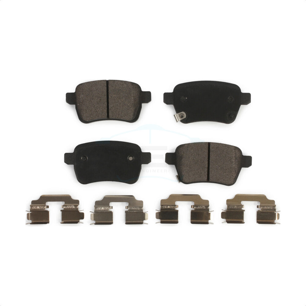 Ceramic Disc Brake Pads Rear TEC-1722 For 2014-2020 Fiat 500L