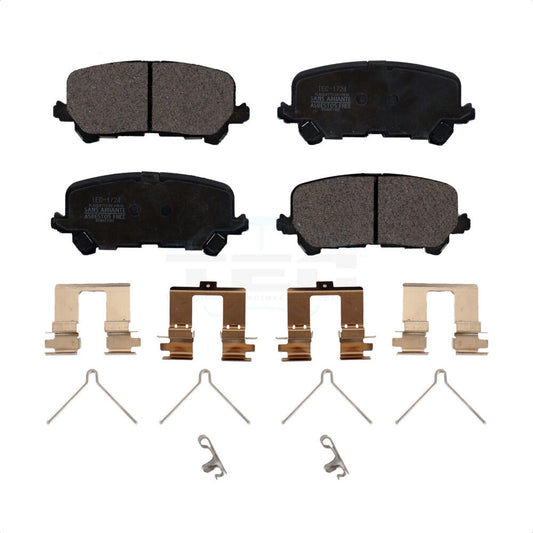 Ceramic Disc Brake Pads Rear TEC-1724 For Honda Pilot Ridgeline Passport Acura
