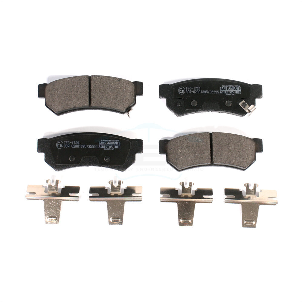 Ceramic Disc Brake Pads Rear TEC-1739 For Chevrolet Spark EV