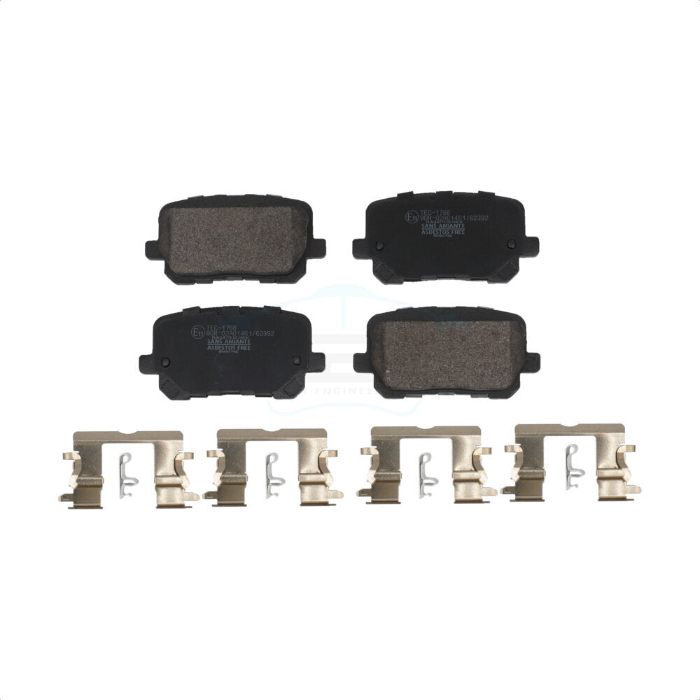 Ceramic Disc Brake Pads Rear TEC-1766 For 2014-2023 Dodge Charger RWD