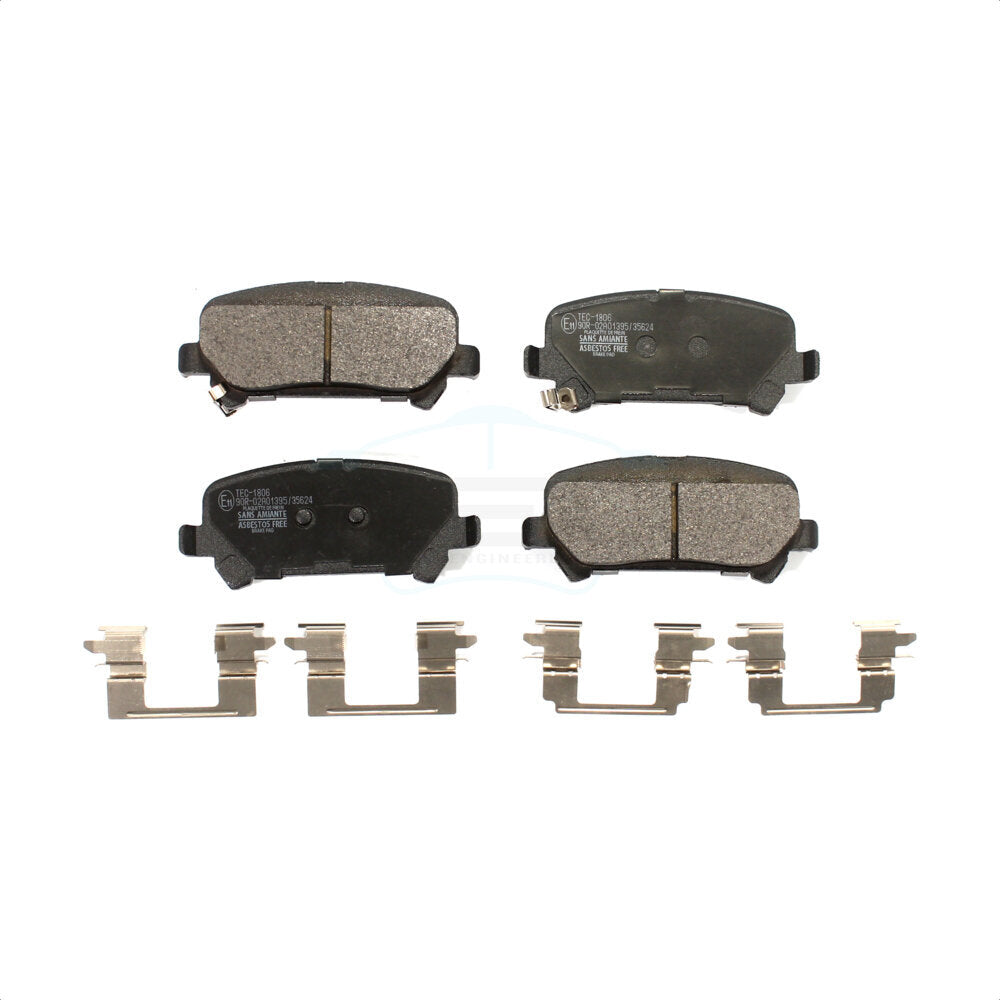 Ceramic Disc Brake Pads Rear TEC-1806 For Chevrolet Colorado GMC Canyon