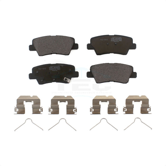 Ceramic Disc Brake Pads Rear TEC-1812 For Hyundai Elantra Kia Venue Rio Soul